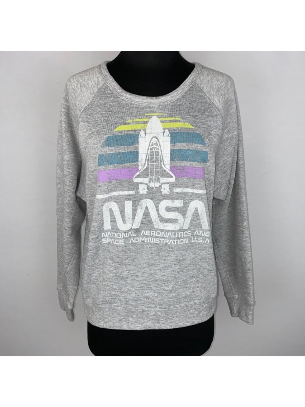 Grayson Threads Sweatshirt Womens Size XS Pullover Graphic Print NASA Space Cozy